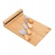 Jogo Tabua De Queijo Com 4 Facas